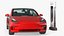 Electric Charging Station and Tesla Model 3