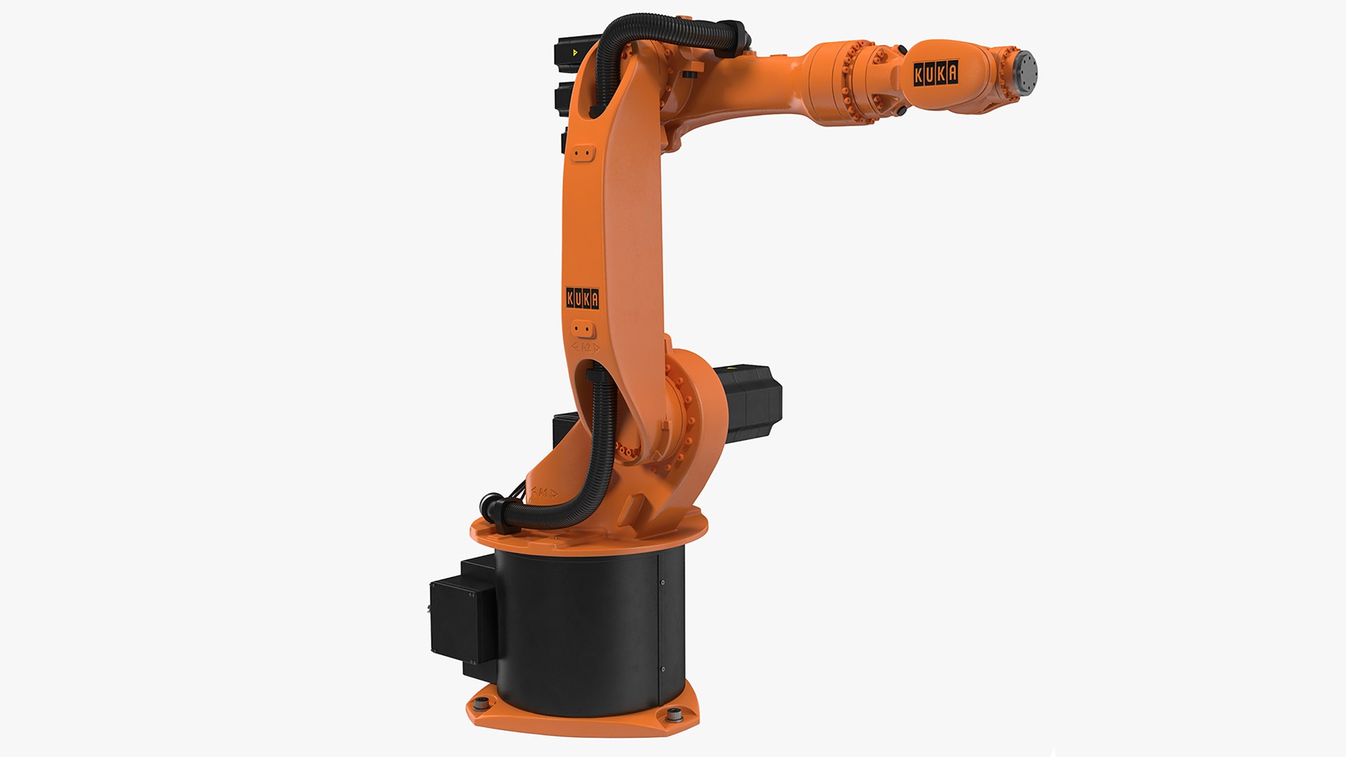 Kuka Robot KR 16 3 Rigged for Maya 3D model preview