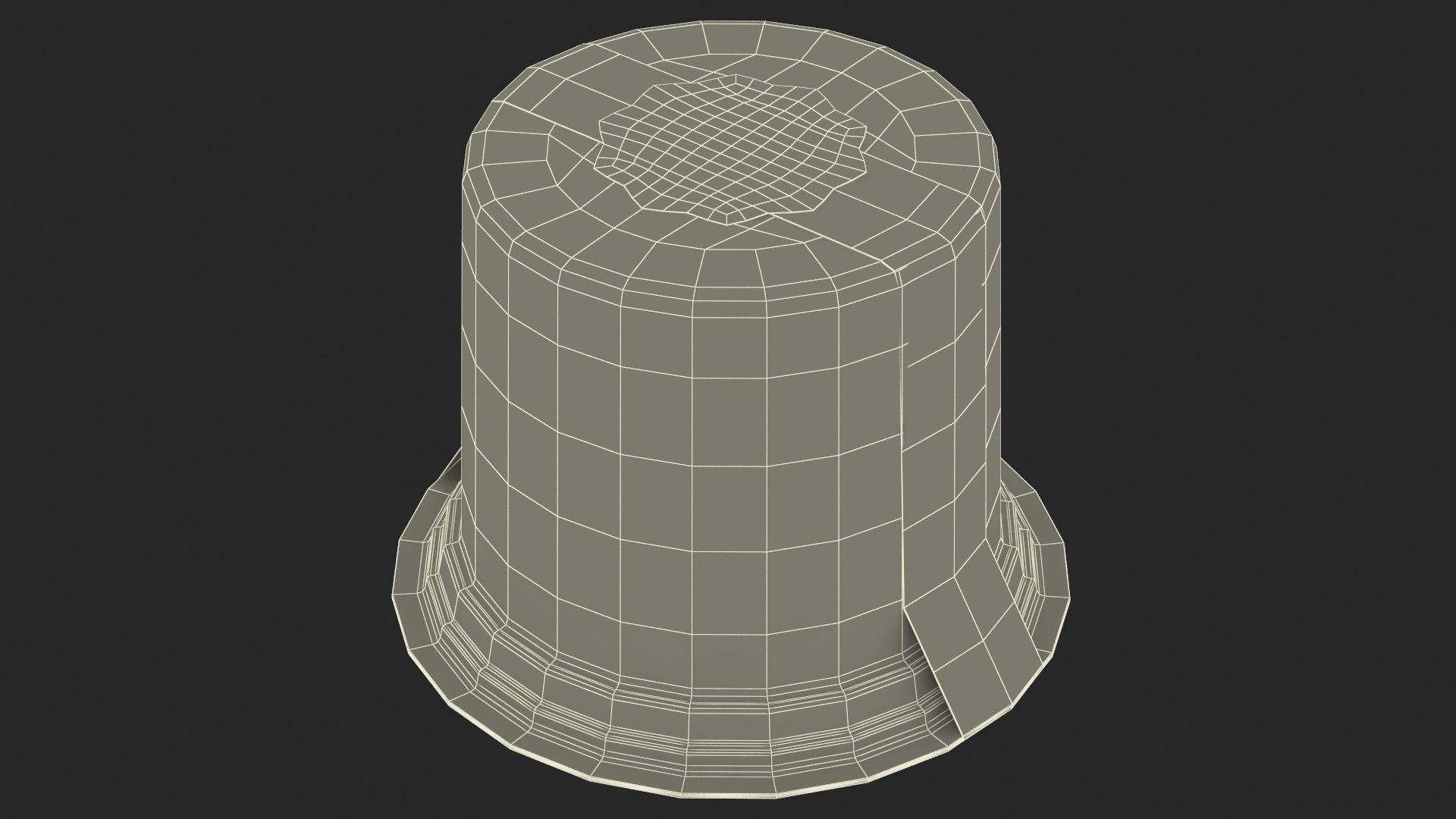 Plastic Container for Piece of Cake Round Black 3D - TurboSquid 1985299