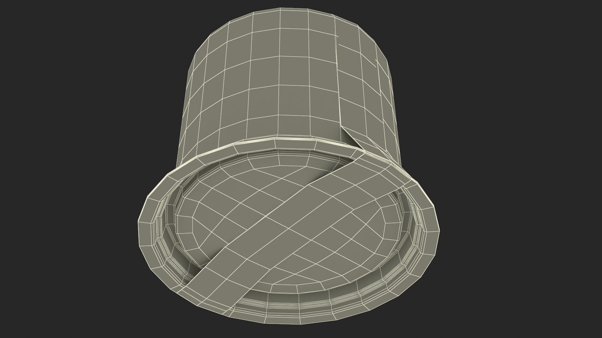 Plastic Container For Piece Of Cake Round Black 3D - TurboSquid 1985299