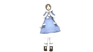 3D girl model