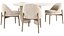 Sendai Chairs and Italo Table 3D model