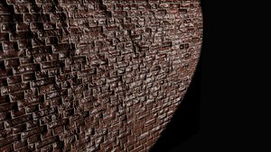 3D model realistic wall