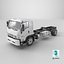 3D model Isuzu FTR Vehicle Chassis Cab 2025 White