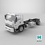 3D model Isuzu FTR Vehicle Chassis Cab 2025 White