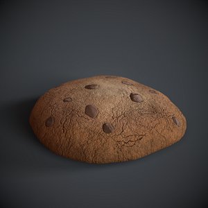 chip pbr unwrapped 3D model