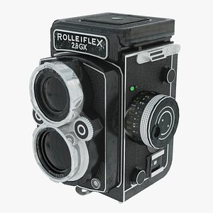 rolleiflex camera obj