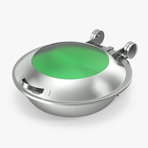 Round Induction Chafer with Glass Lid