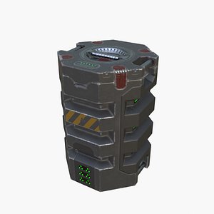3D Sci Fi Container
