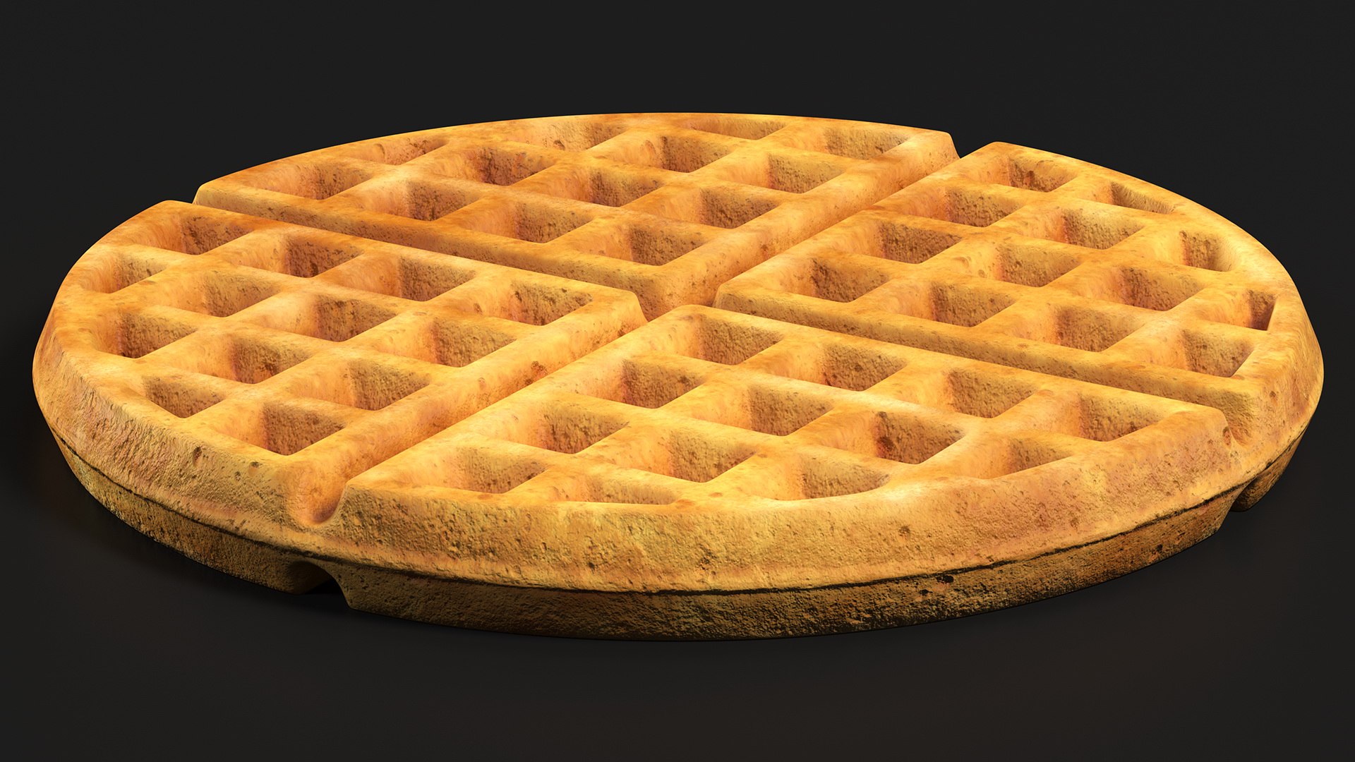 3D Round Waffle https://p.turbosquid.com/ts-thumb/41/5RDqij/3t/roundwaffle3dmodel006/jpg/1674596075/1920x1080/fit_q87/eeae88f988878c1eab4693f88cd2aac566e86eae/roundwaffle3dmodel006.jpg