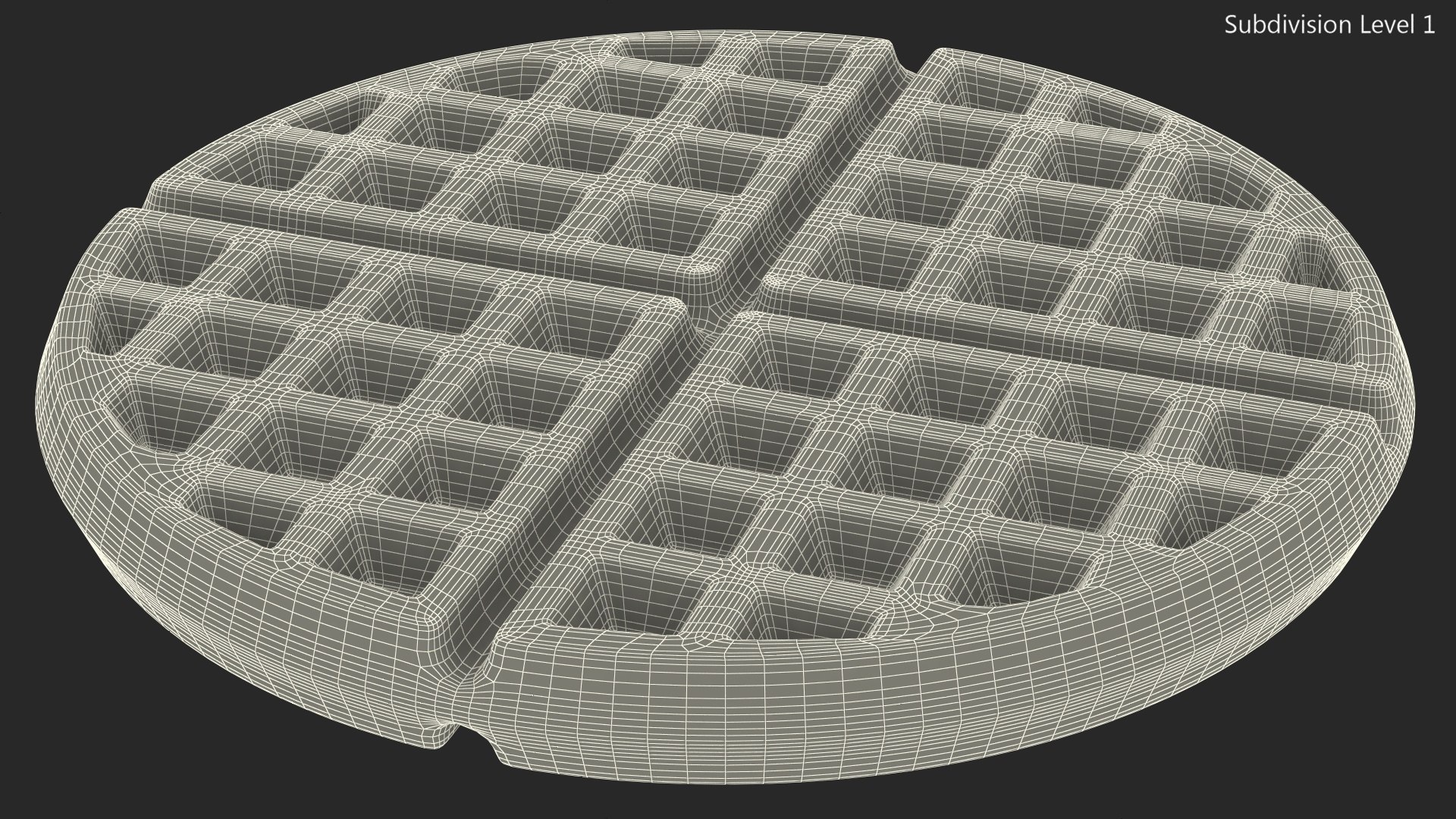 3D Round Waffle https://p.turbosquid.com/ts-thumb/41/5RDqij/Gp/roundwaffle3dmodel014/jpg/1674596102/1920x1080/fit_q87/0d38447e534a8231ab3bf73667bf1ab6f365948c/roundwaffle3dmodel014.jpg