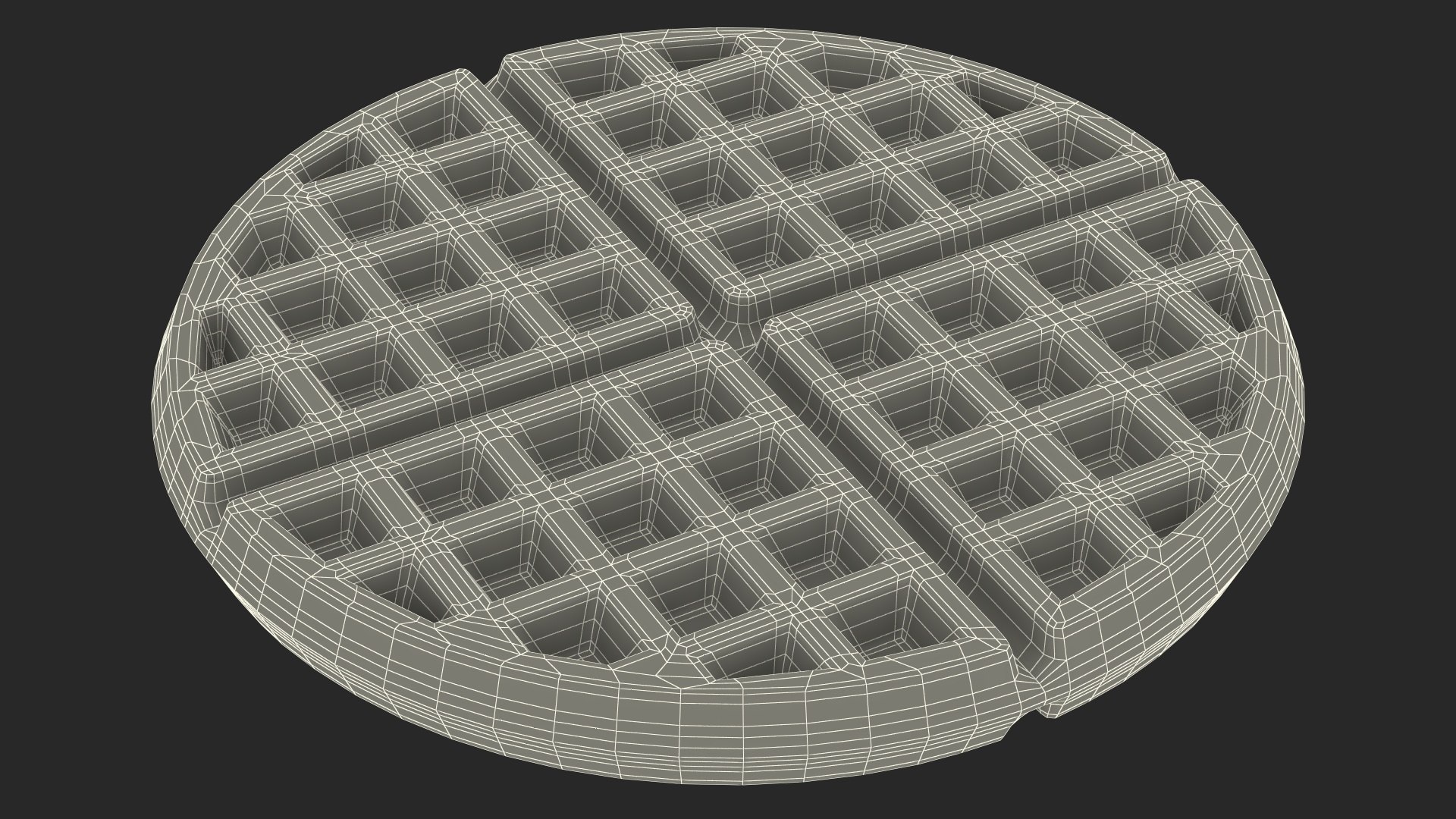 3D Round Waffle https://p.turbosquid.com/ts-thumb/41/5RDqij/Pj/roundwaffle3dmodel022/jpg/1674596130/1920x1080/fit_q87/e79af30b5be3e1f852073109419b4600d29a243a/roundwaffle3dmodel022.jpg