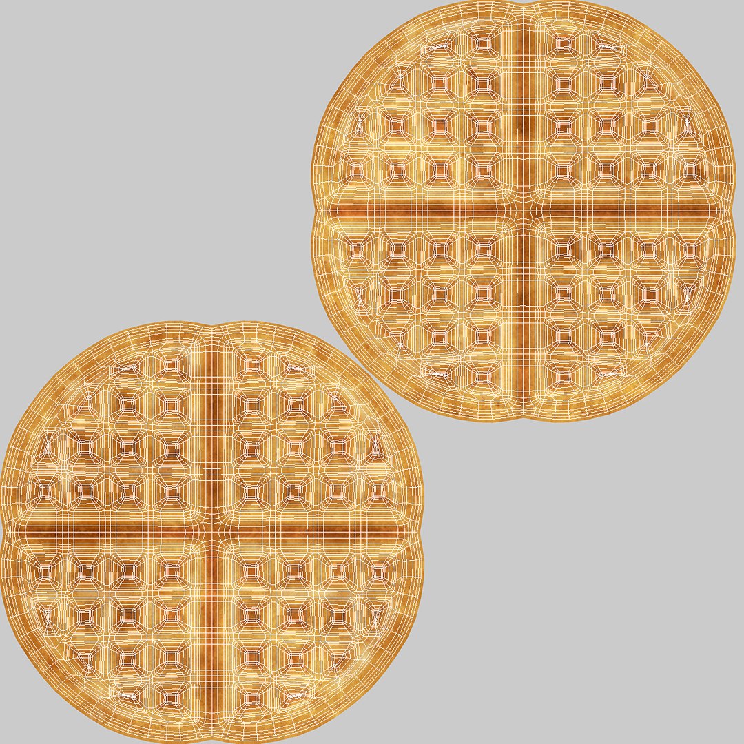 3D Round Waffle https://p.turbosquid.com/ts-thumb/41/5RDqij/Sx/roundwaffle3dmodel015/jpg/1674596107/1920x1080/fit_q87/aa0939791d3431690a2eae0745669e6430833dda/roundwaffle3dmodel015.jpg