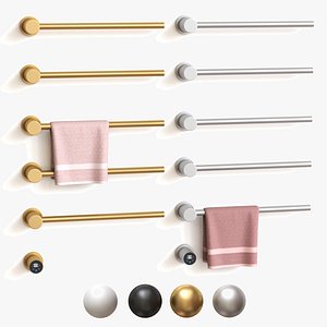 3D Heated Towel Rail WONZON WOGHAND HAMBURG WW AL315 BG model