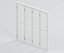 Four Panel Plantation Window Shutters with Tilt Rods