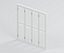 Four Panel Plantation Window Shutters with Tilt Rods