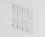 Four Panel Plantation Window Shutters with Tilt Rods