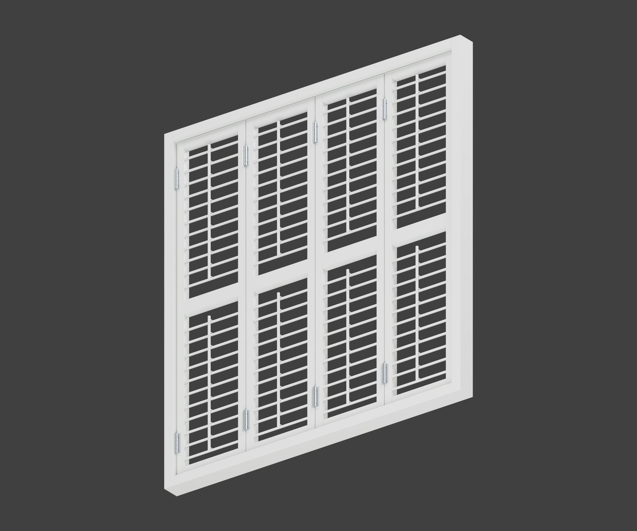 3D Four Panel Plantation Window Shutters with Tilt Rods https://p.turbosquid.com/ts-thumb/41/8FSYIW/oE/08_construction/jpg/1791074488/1920x1080/fit_q87/18719486d5bf33d44b062c922a04235b4757a990/08_construction.jpg