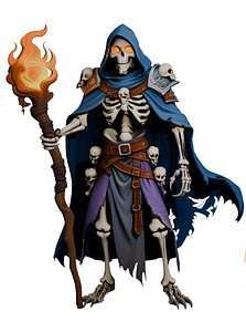 skelaton 3D model