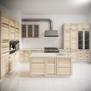 3D model modern kitchen