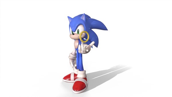 Sombreie o ouriço sonic o ouriço sonic 3d sonic e as caudas de