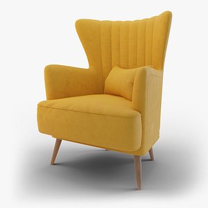 Wingback Chair 3D model