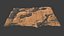 8K Detailed Crater Landscape