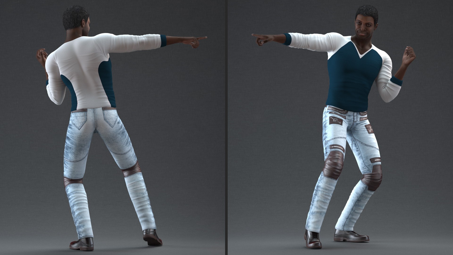 3D model Afro American Man in Urban Style https://p.turbosquid.com/ts-thumb/41/FnbOIo/Fr/afroamericanmaninurbanstyle3dmodel006/jpg/1623939038/1920x1080/fit_q87/bdf396dccc999c5bf34e5ee065df896e4360e744/afroamericanmaninurbanstyle3dmodel006.jpg