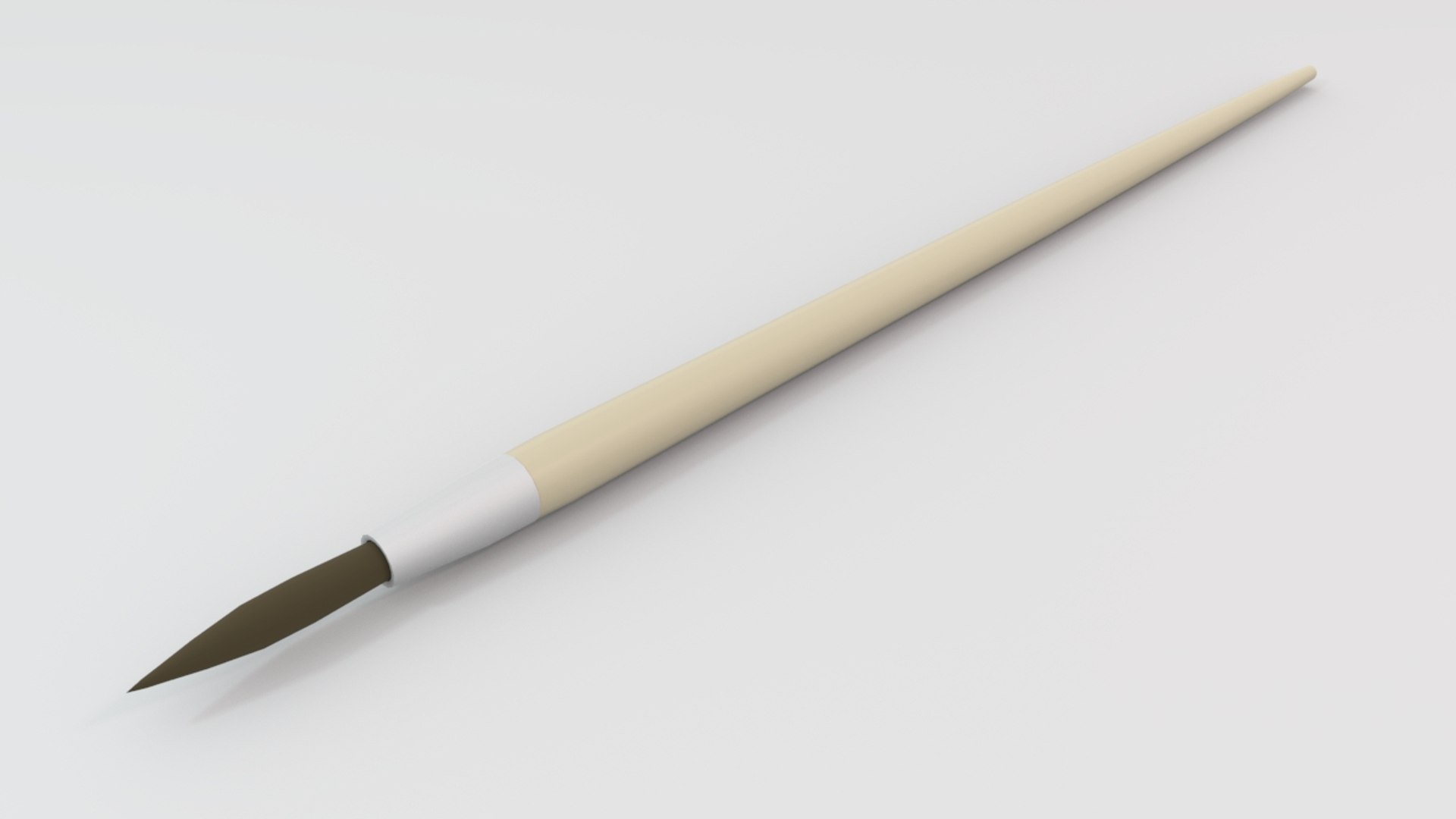 Paint Brush Rigged Prop Model TurboSquid 1417737