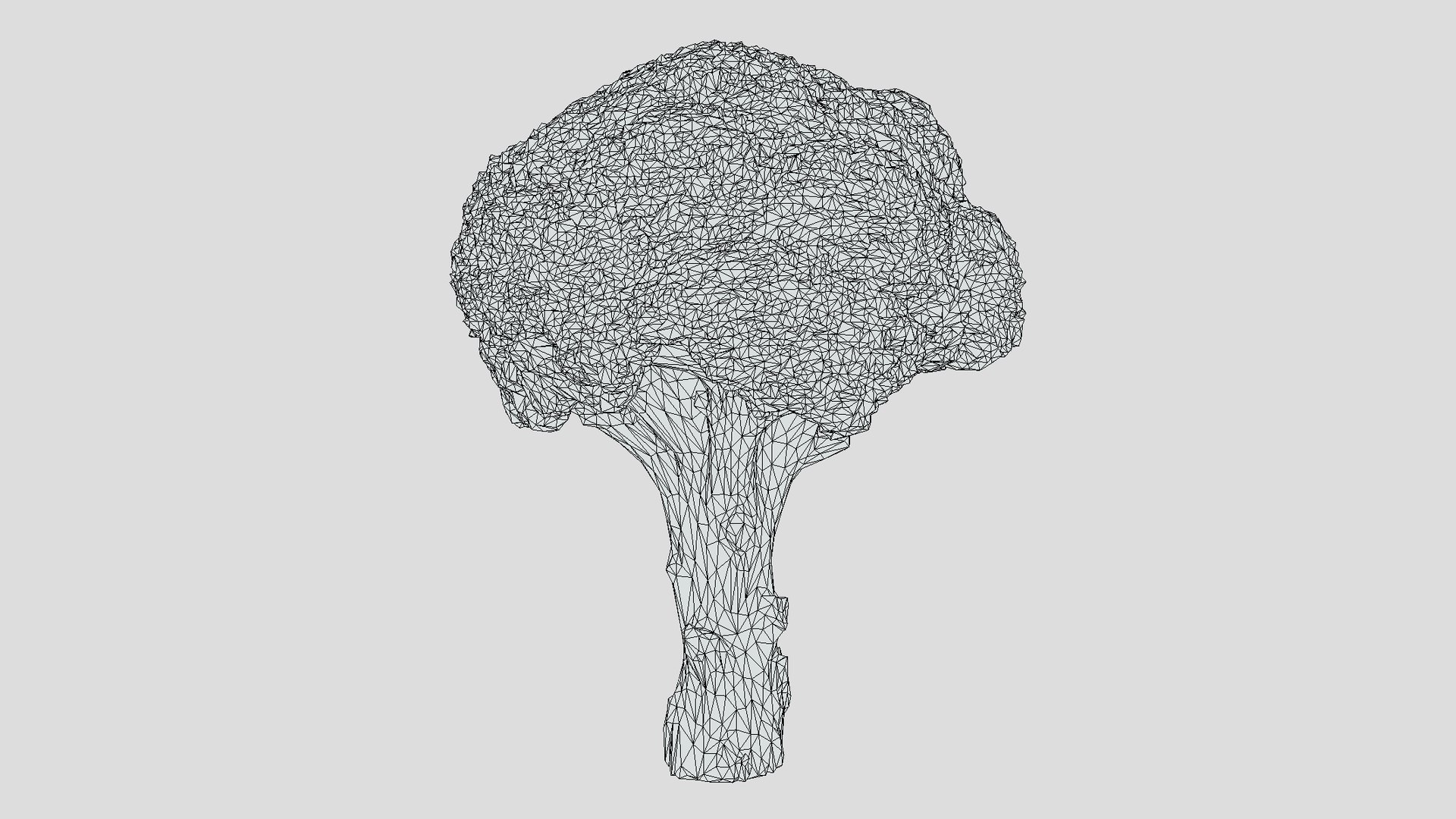 3D Model Broccoli Low Poly - TurboSquid 2272099