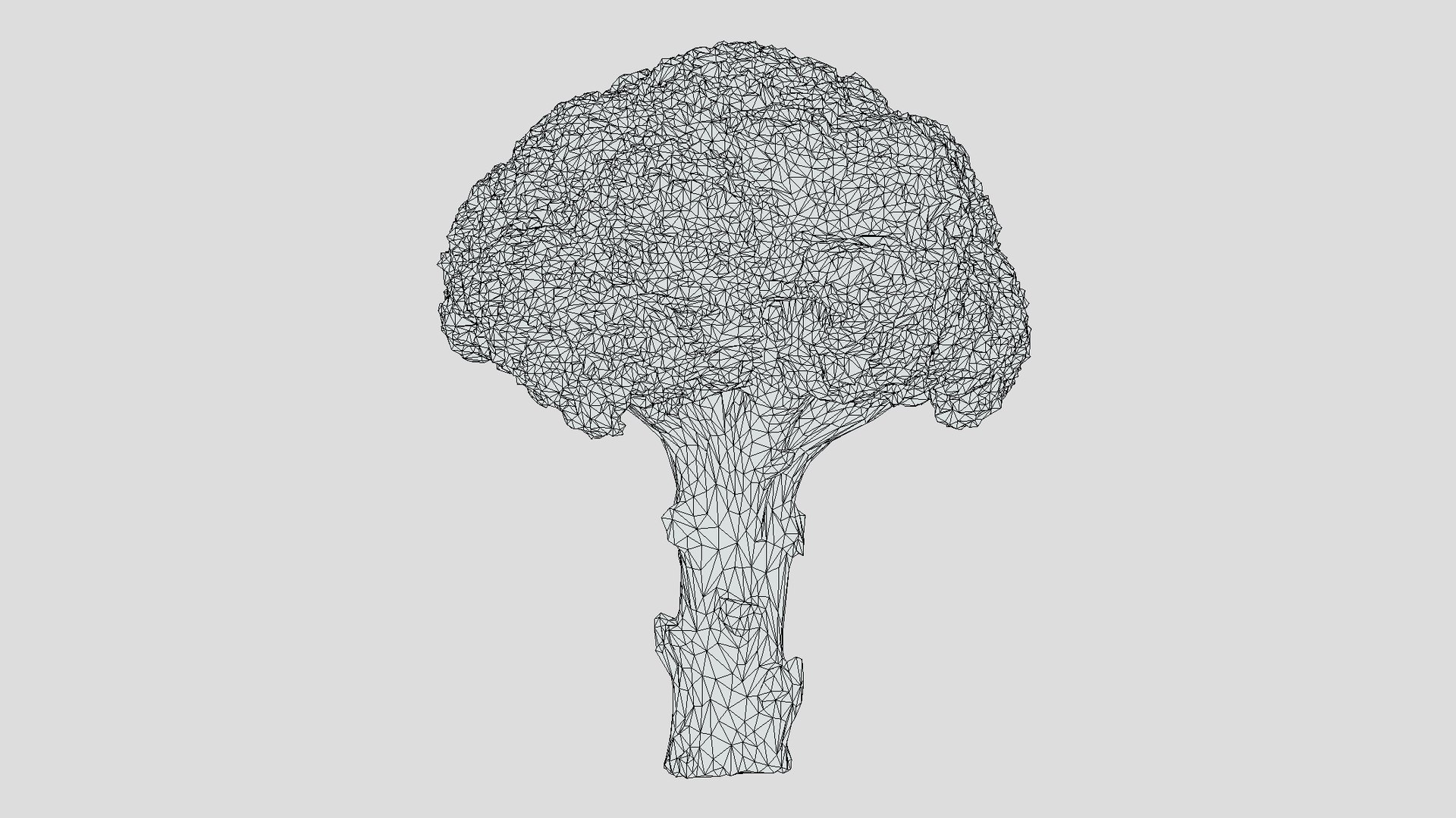 3D Model Broccoli Low Poly - TurboSquid 2272099
