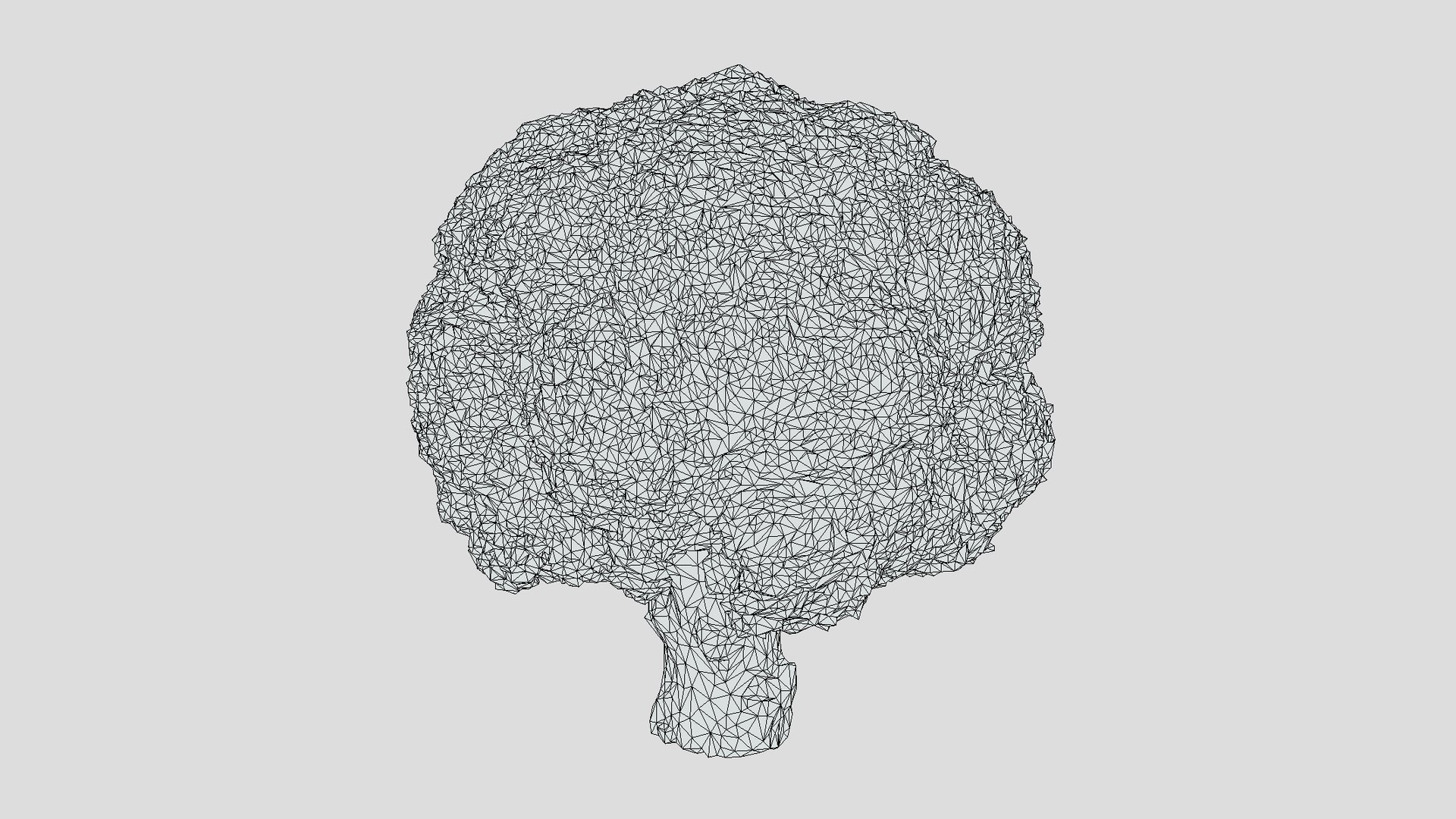 3D Model Broccoli Low Poly - TurboSquid 2272099