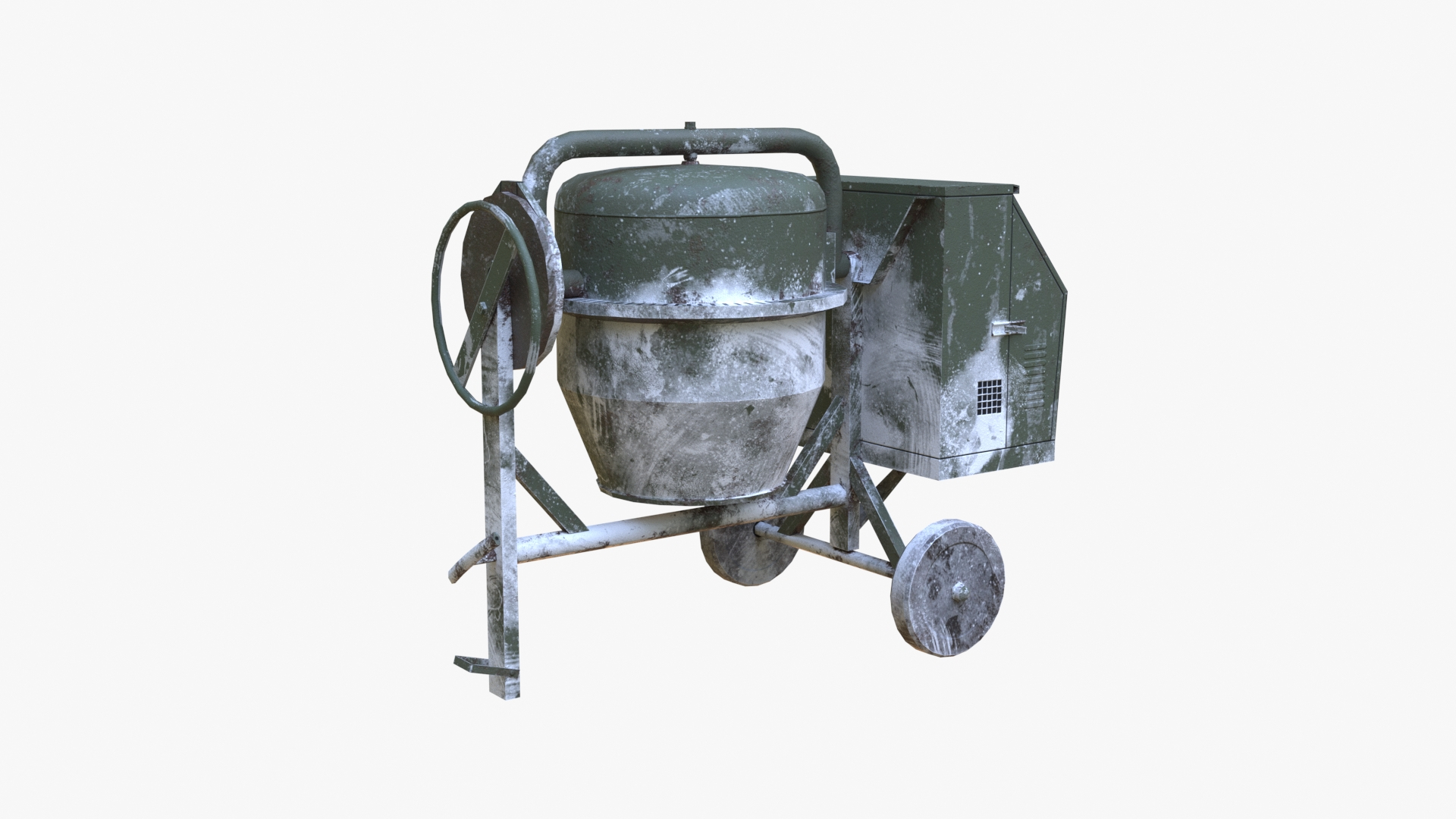 3D Concrete Mixer Model TurboSquid 1653613