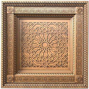 3D Ceiling in oriental style Arabic decorative ceiling 3D model