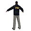 Pacchetto impacchettato dell'FBI Agent LOD