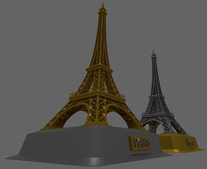3D eiffel tower model