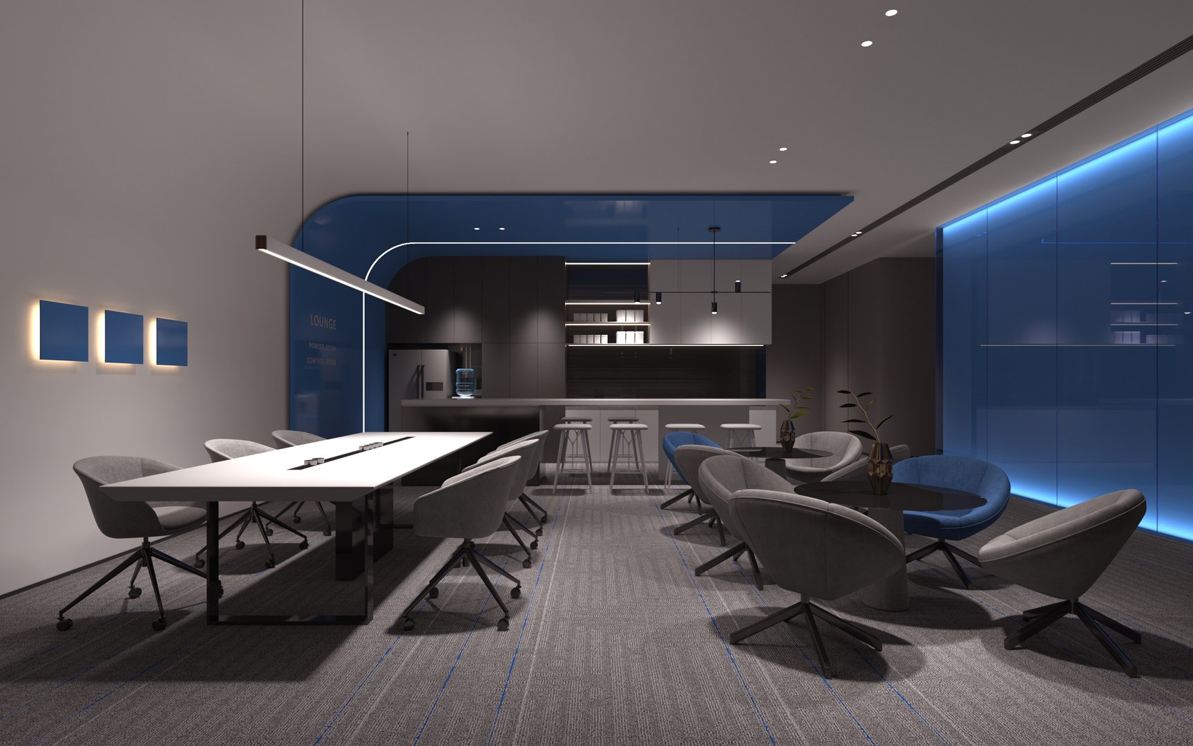 Office Interior 3D Model - TurboSquid 2355357