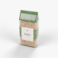 Penne Pasta Pouch with Modeled Contents