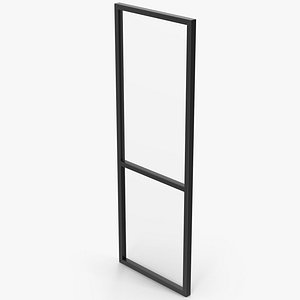 3D Black Window model
