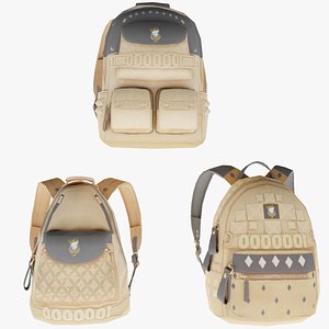 3D model Bag 3x - Bing backpack