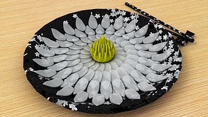 Fugu Sashimi 3D model