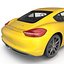Porsche Cayman 2013 Sport Car Without Interior