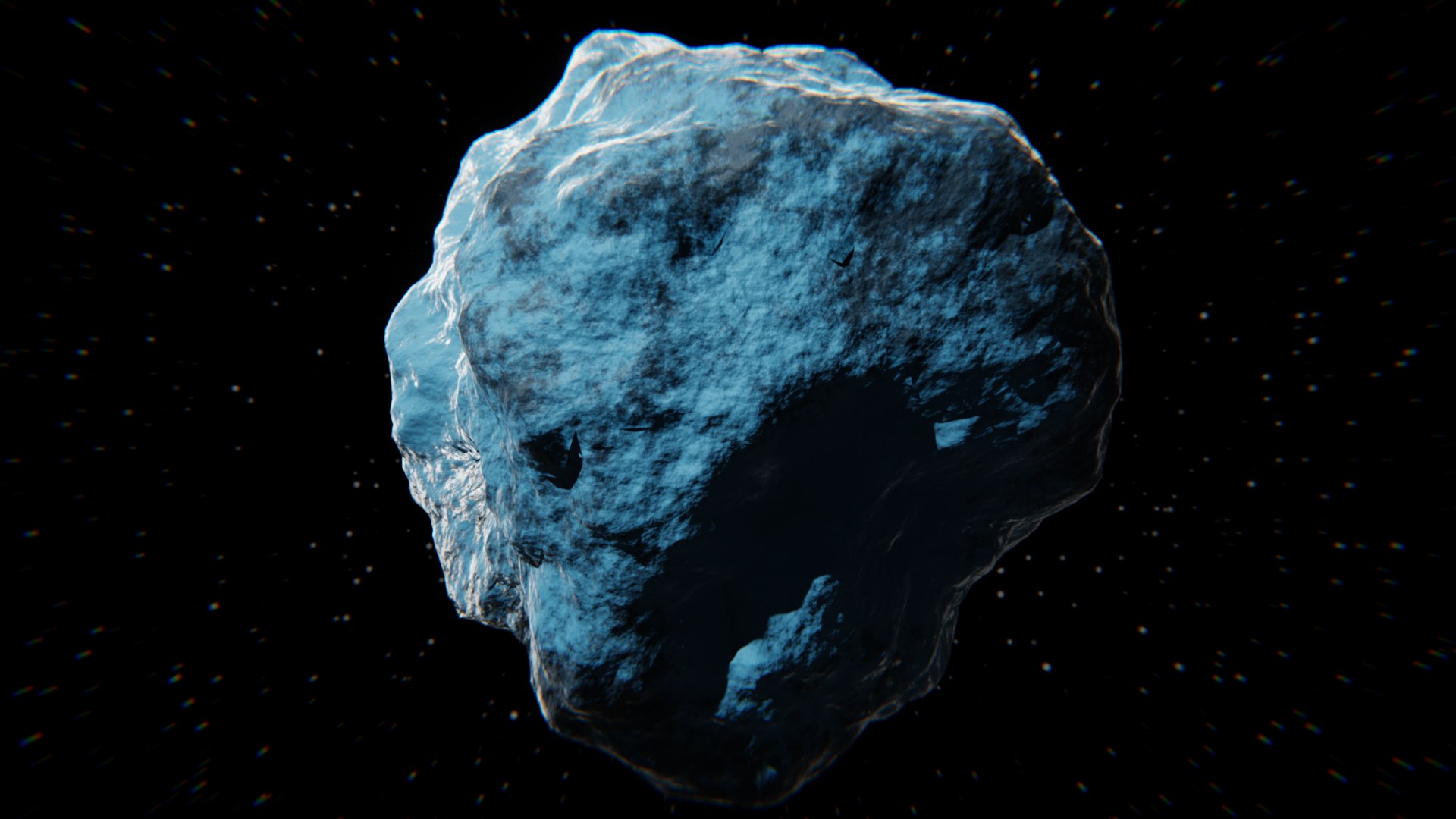 3D Rocky Asteroid with Procedural Material https://p.turbosquid.com/ts-thumb/41/r0Anyc/UG/2/png/1716205503/1920x1080/fit_q87/a68716f35f94a377e008c899f14bac0240e820cb/2.jpg