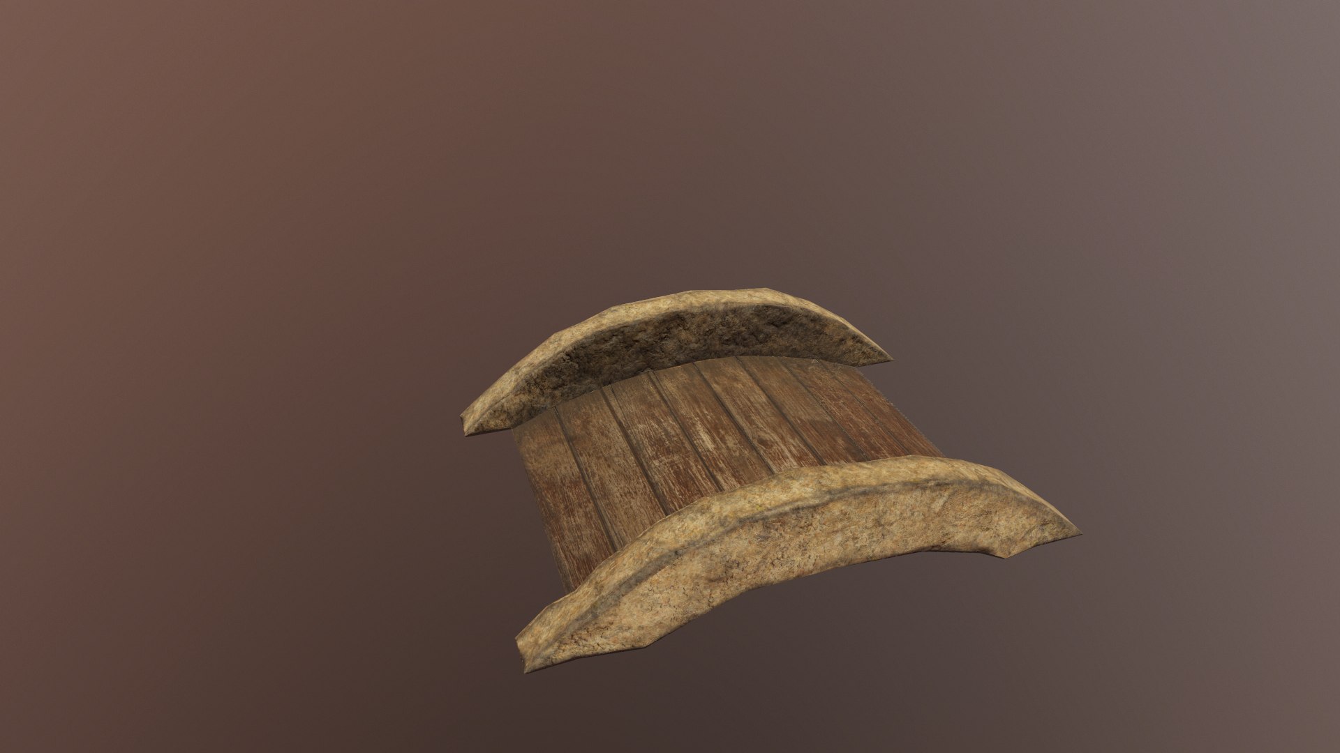 Free Garden Bridge Stone And Wood Low Poly 3D Model TurboSquid 2008304