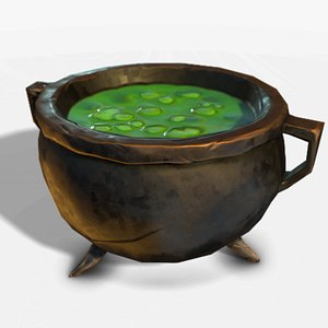 Witch Cauldron 3D model