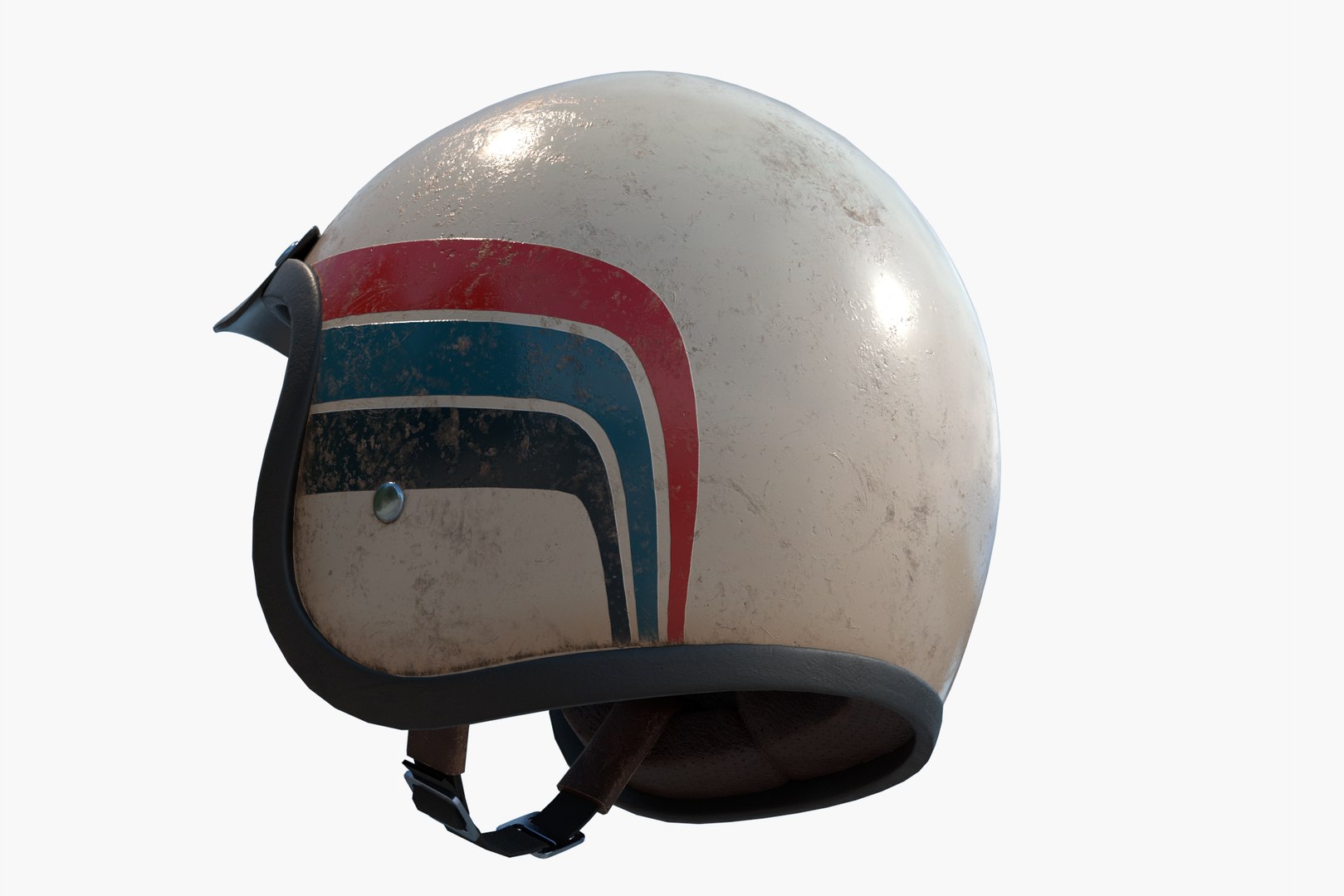 Vintage Racing Helmet 3D - TurboSquid 1934955