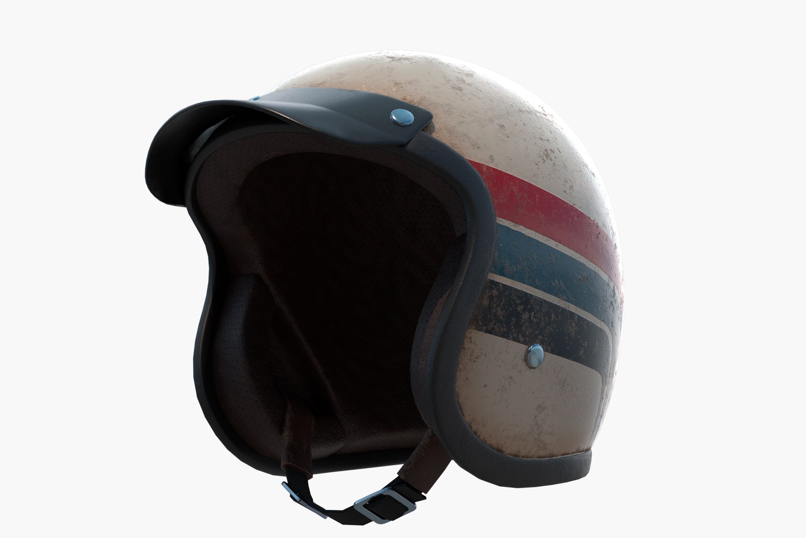 Vintage Racing Helmet 3D - TurboSquid 1934955