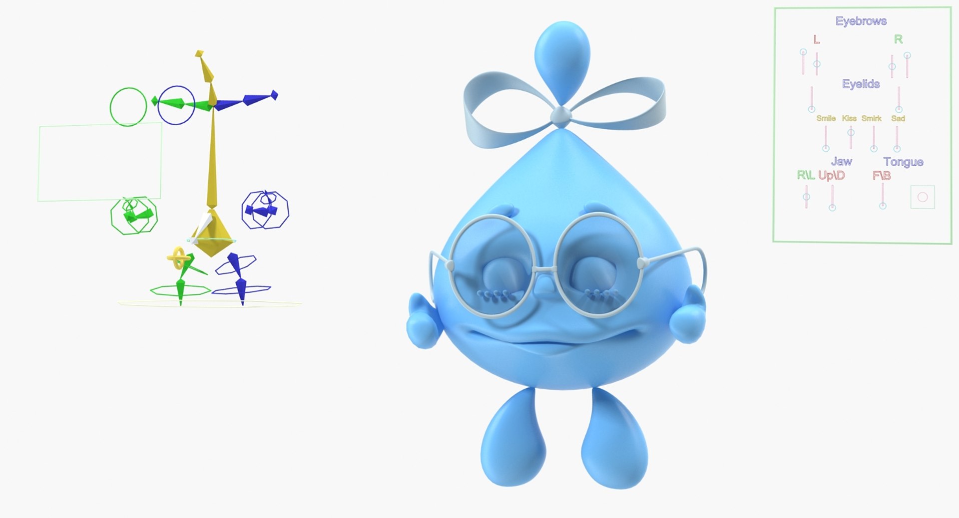 water droplet cartoon lady character 3D model https://p.turbosquid.com/ts-thumb/41/yhAZyQ/L63GOOiz/waterdropletcartoonladycharacterriggedvray3dmodel009/jpg/1516951890/1920x1080/fit_q87/dbfe65536a27856c928de87b61d4b2b1fbab71b8/waterdropletcartoonladycharacterriggedvray3dmodel009.jpg