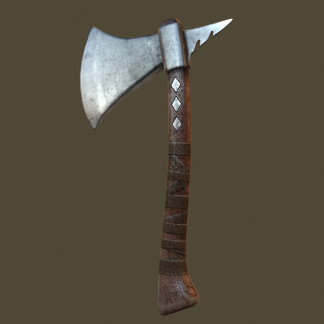 3d Tomahawk Axe Model