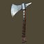 3d tomahawk axe model